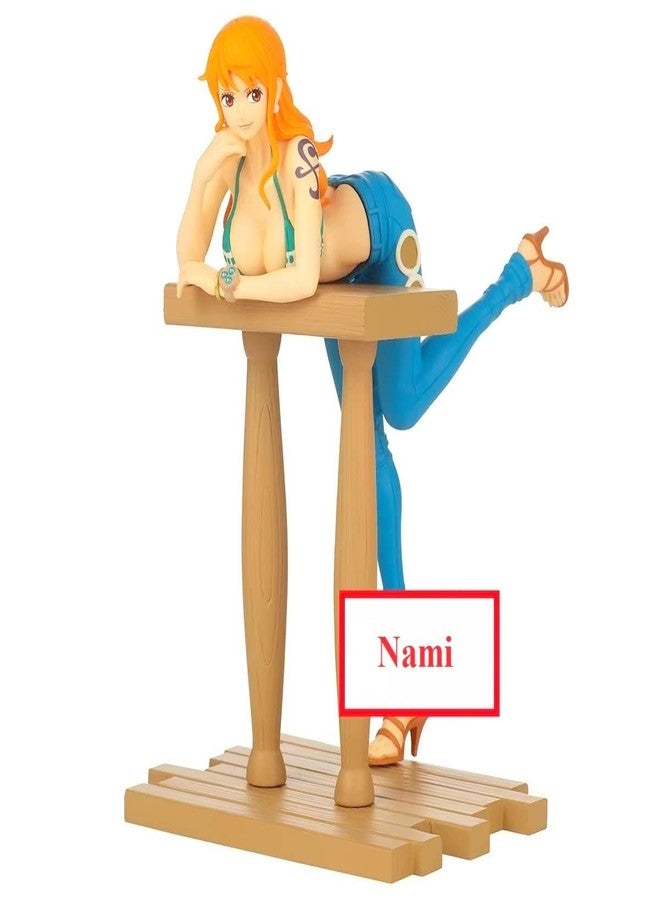 KENMA One Piece Nami 16 Cms Action Figure Over Count Pirate Anime Figure Weeb Manga Collectible Grandline Journey Prize Figure - Image 2